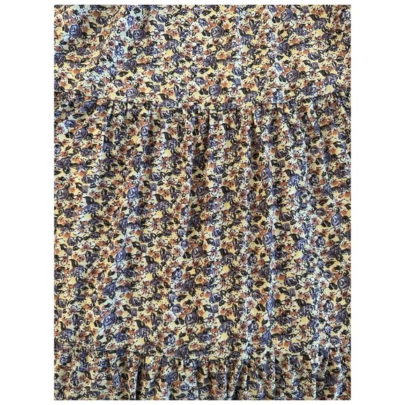 English Factory | Floral Ruffle Sleeve Maxi Dress | Color Ivory Multi | Size M - Picture 9 of 9